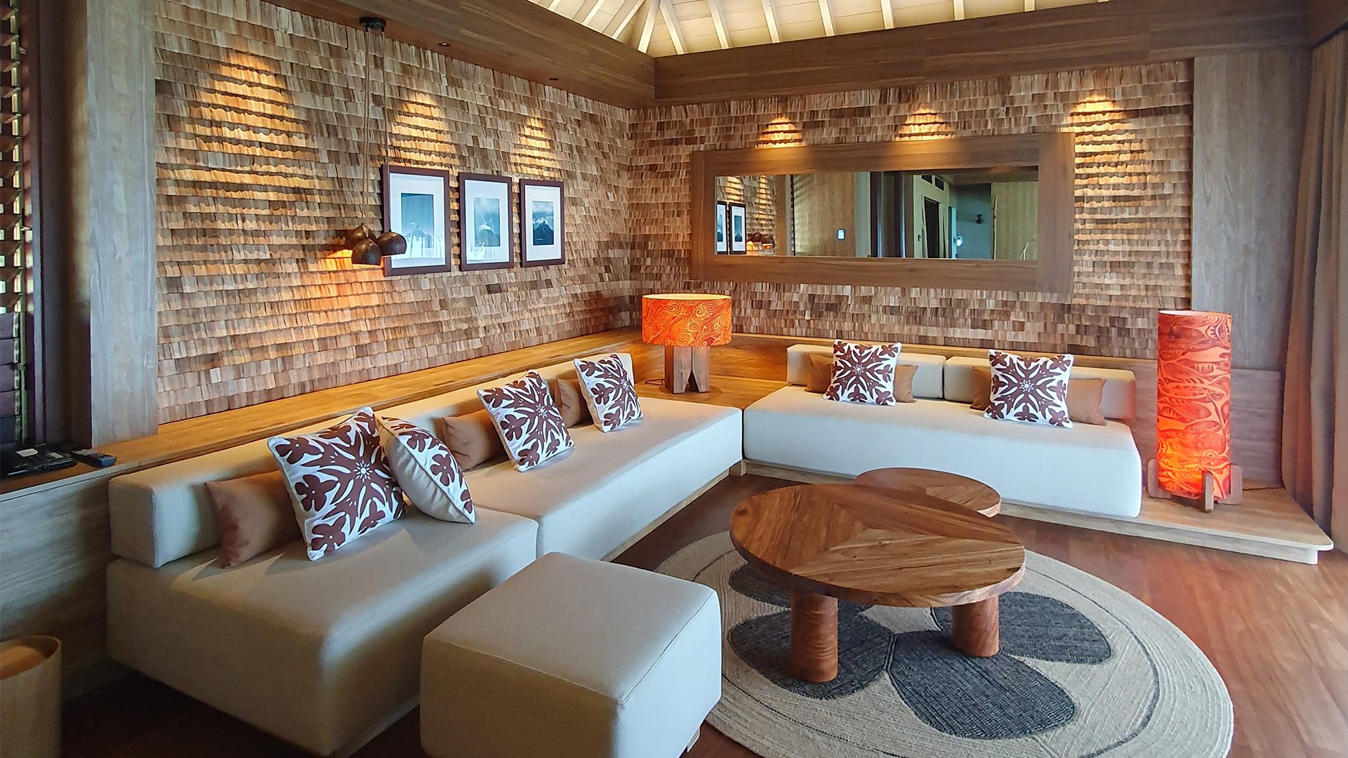 Villa sur pilotis vue sur Moorea